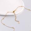 5Pcs/Lot Stainless Steel Bead Rope Link/Cuban/Paperclip Links Snake Chain Necklace Diy Women Jewelry 18K Gold Color Neck Chains