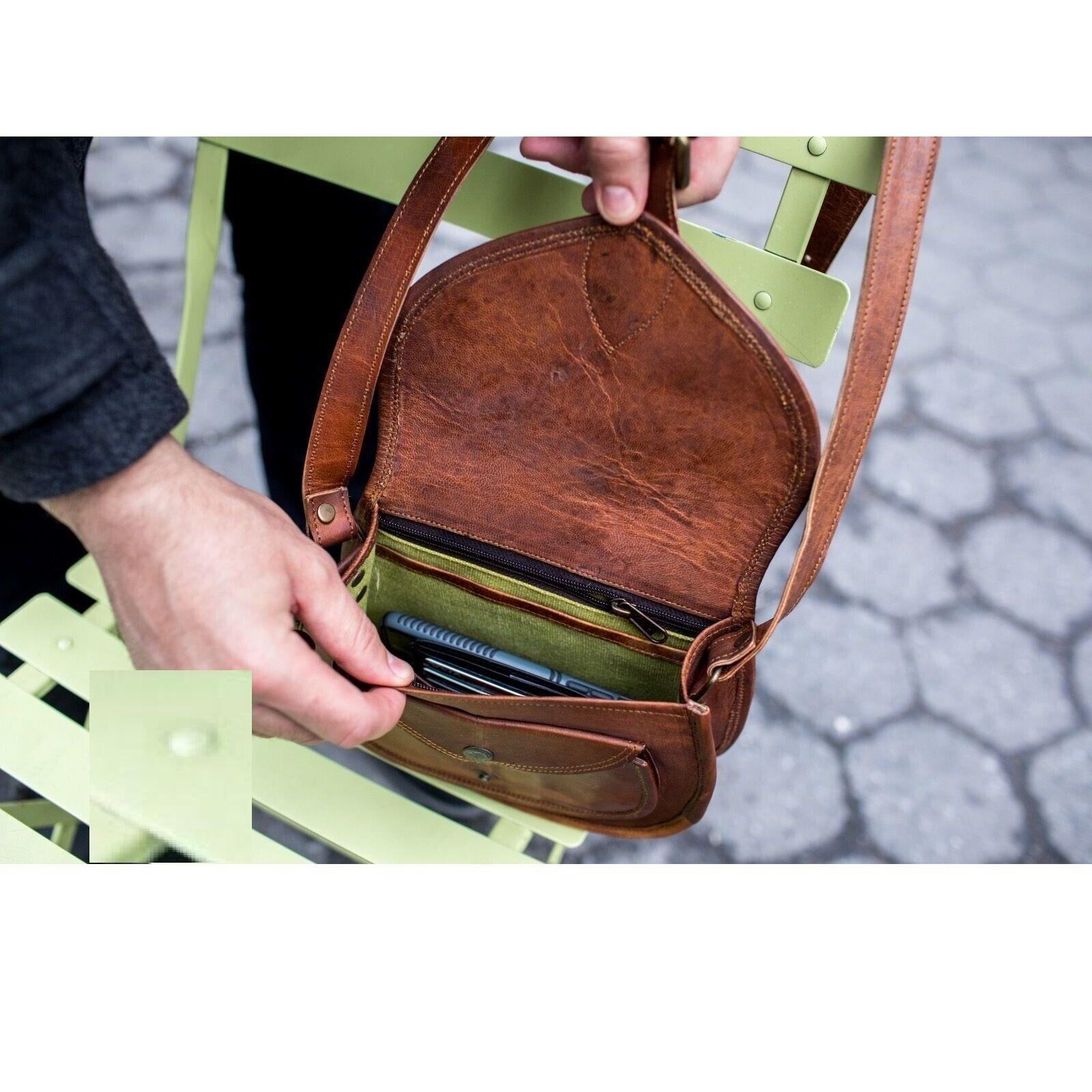 Женский новый потертый кошелек ручной работы из натуральной коричневой козьей кожи — фото 3