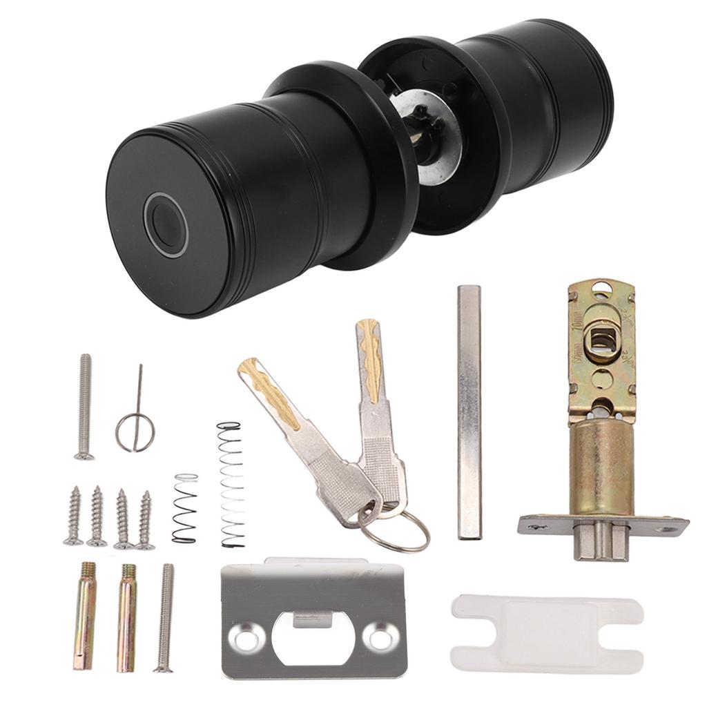 Inteligentní zámek dveří s polovodičovým černým otiskem prstu pro dveře o tloušťce 40 až 60 cm, kancelářské dveře