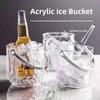 ZISIZ Commercial Acrylic Ice Bucket