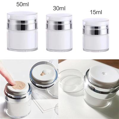 15/30/50g Leere Airless-Pumpdose Nachfüllbare Acrylcremeflasche Vakuumflasche Tragbarer Behälter Make-up-Lotion Kosmetik