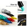 12color Permanent Paint Markers,Oil-Based Paint Pens,Waterproof Quick Dry Marker Set for Various materials Painting,Art Supplie
