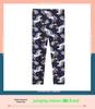Unicorn Pattern Girls' Stretchy Leggings for Spring and Autumn