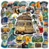 10/30/50pcs Forest Camping Hiking Outdoor Stickers Travel Landscape Decals DIY Phone Notebook Adventure Cartoon Graffiti Sticker