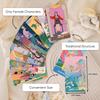 Wyspell Feminine Tarot Card Deck – Borderless – with Guidebook – Neoteric Beginner Tarot Deck