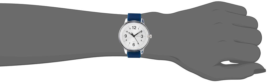 [Fieldwork] Watch Analog Crecon Clear Case Silicone Belt GY001-3 Women's Blue