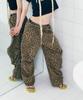 ASIF CALIE Leopard Cargo Pants Beige