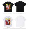 Oversized Vintage Washed Cotton Hoodie Men Women Loose Fit Long Sleeve Streetwear Hooded Sweatshirt With Cartoon Print