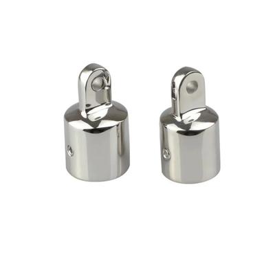 20mm 22mm 25mm 316 Edelstahl Boots-Bimini-Top Ösen-Endkappe Marine-Beschläge Bootszubehör Beschlag für Sonnendach-Rahmen
