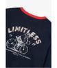 STUDIO TOMBOY Printed Ringer Short Sleeve T-Shirt_Navy 9176322995