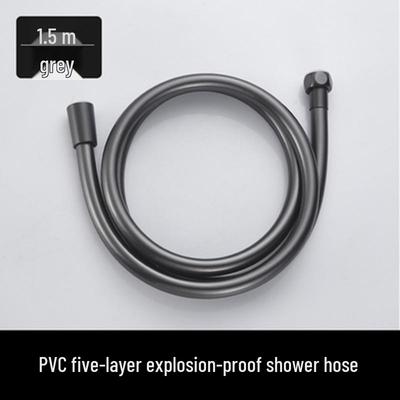 Explosion-Proof, Heat-Resistant PVC Shower Hose with Metal Nut