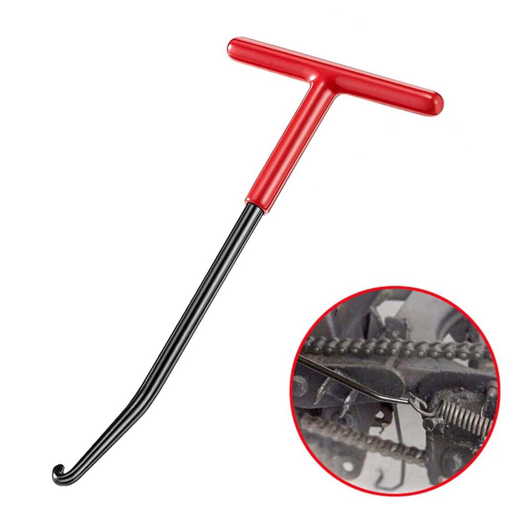 

Новый мотоцикл выхлопной пружинный крюк Т-образная ручка выхлопной трубы пружинный гаечный ключ съемник установочные крючки инструмент