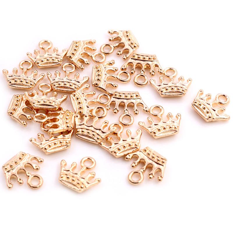 

20pcs Charms crown 13x14mm Tibetan Silver/Bronze Plated Pendants Antique Jewelry Making DIY Handmade Craft
