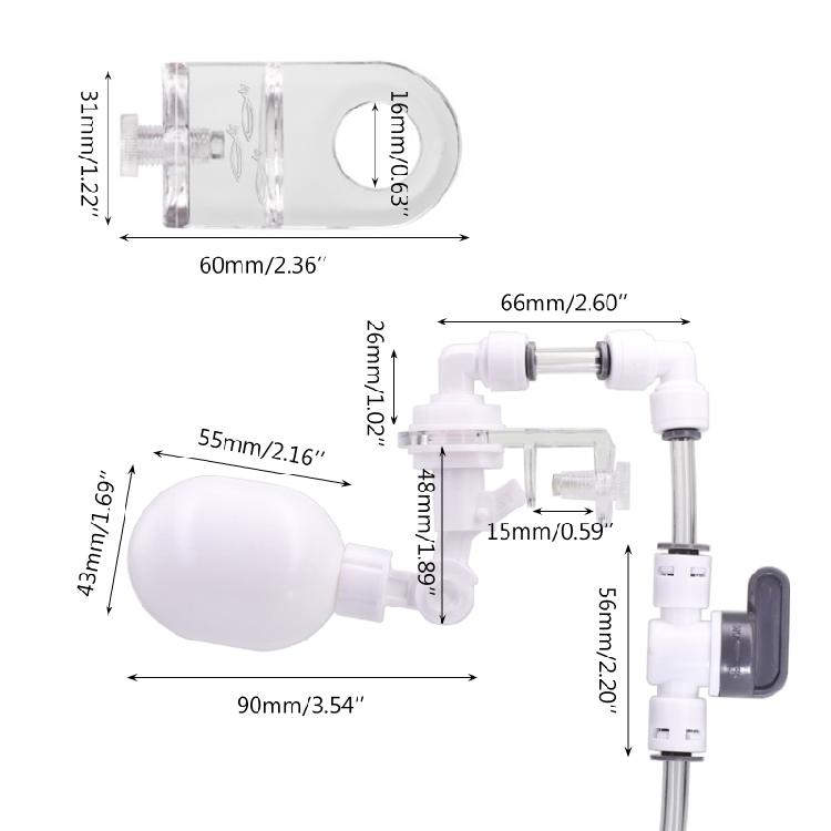 Auto Water Filler Auto-top-Off Solution for Freshwater & Saltwater Fish for Tank