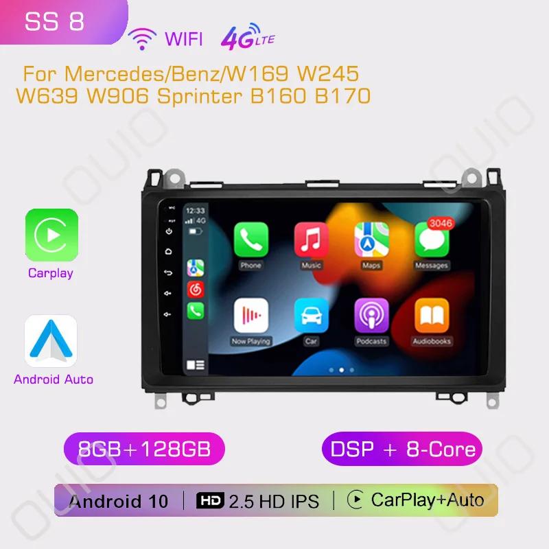 2din Car Radio Multimedia Player Carplay Auto GPS Navi For Mercedes Benz B200 Sprinter W906 W639 AB Class W169 W245 Viano Vito