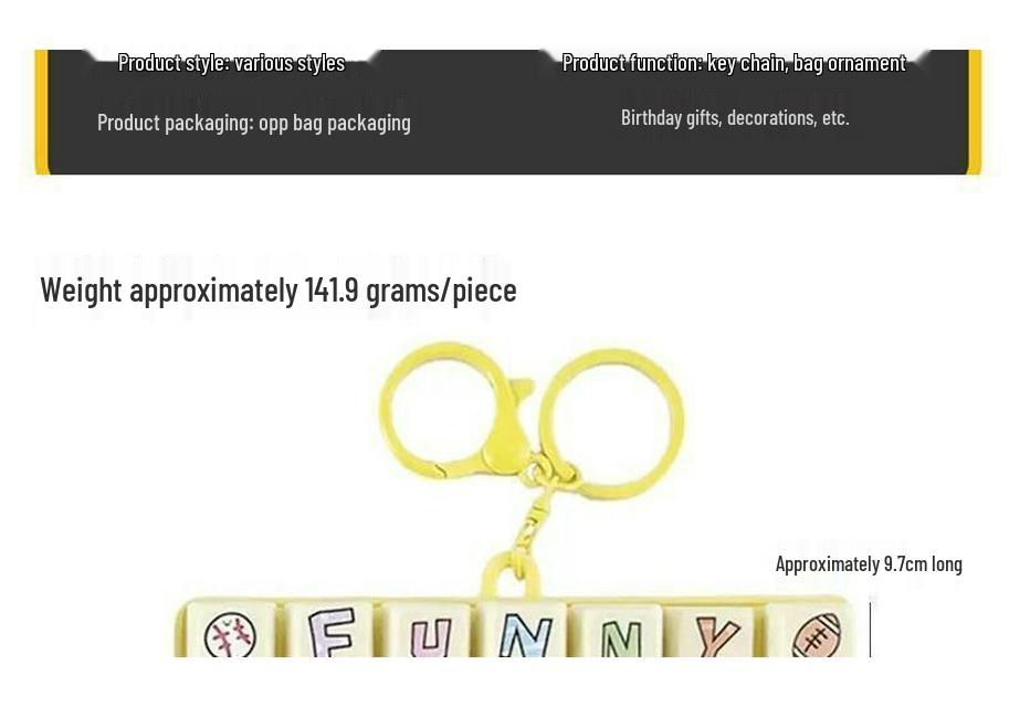 26-Tasten Dekompressions-Tastatur Schlüsselanhänger: Süßes Geburtstagsgeschenk für Kinder, Kleiner Schmuckanhänger