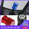 VW GTI GOLF 2026 Het För VW VOLKSWAGEN 4st Bil Däckventil Kåpor Aluminium Hjul Stam Luftventil Kåpor För Volkswagen GOLF MK6 Pol