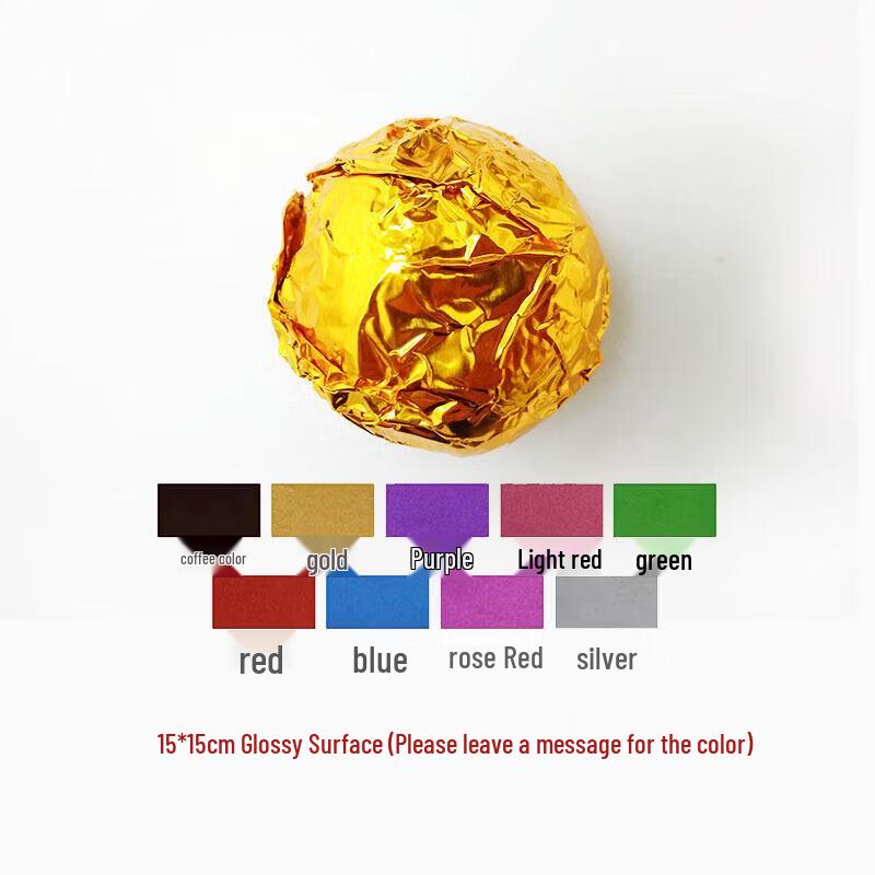 Food Grade Golden Aluminum Foil Wrappers