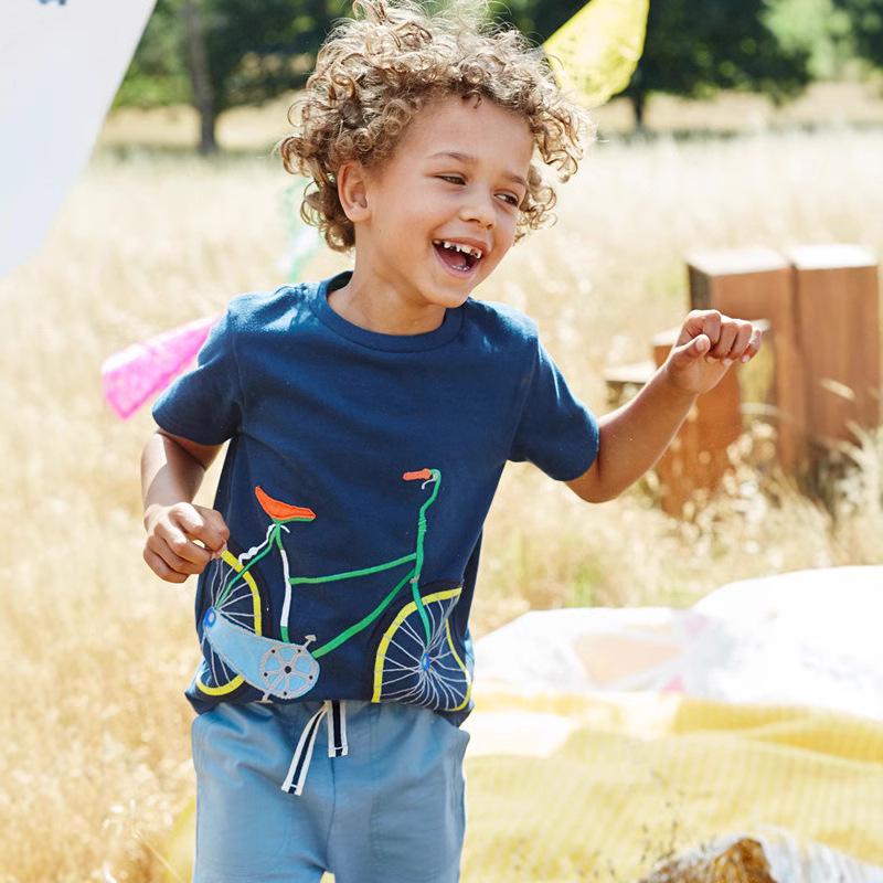 Summer Boys' Cotton Short-Sleeve T-Shirt - European & American Style