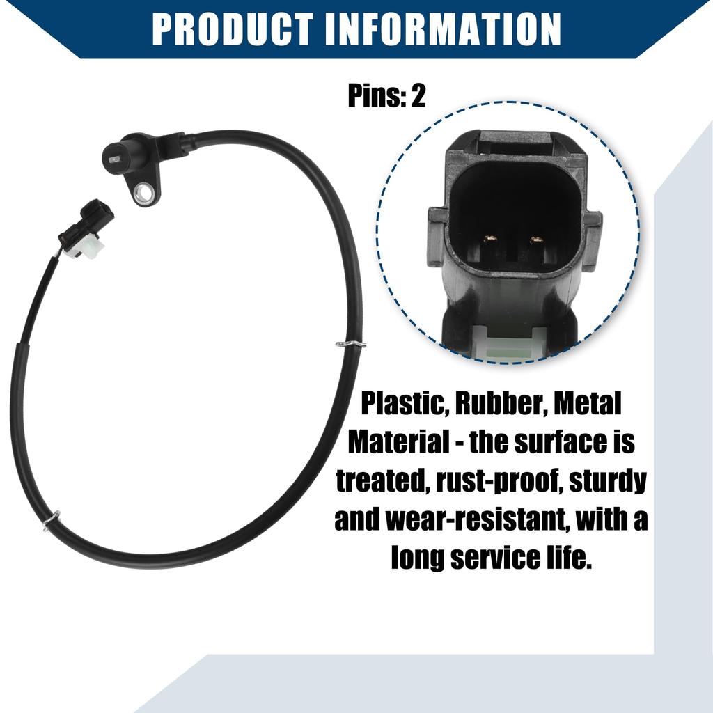 Hihaha No.MR569090 ABS Wheel Speed Sensor/Mitsubishi Compatible Shogun Pinin 1999-2007 Pajero Pinin 1999-2007 /