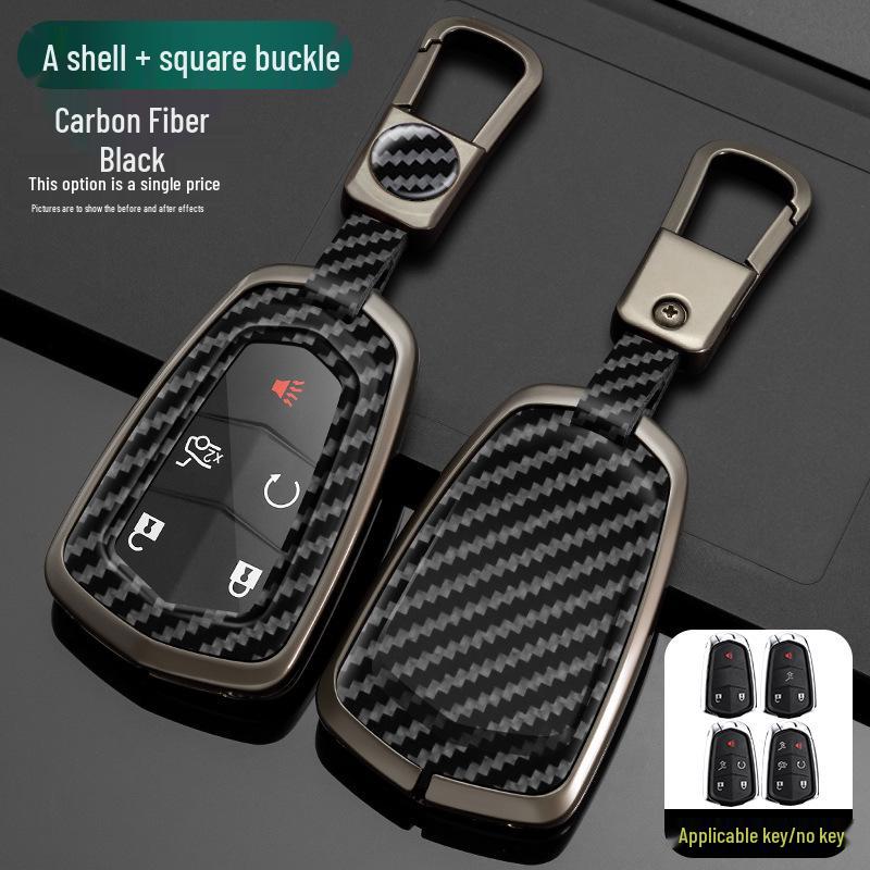 Cadillac Key Case: Fits XT5, CT5, XT6, XT4, CT ATSL, CT4, XTS - Shell Bag with Buckle