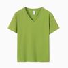 Womens V Neck Pure Cotton Short Sleeve Regular Fit Casual Basic T Shirt