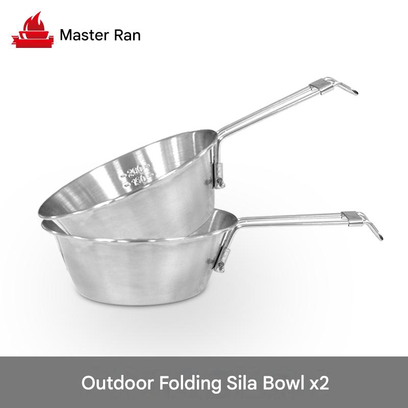 Aluminum Outdoor Cookware Set Includes Pots Kettle Camping Picnic Gear Compatible Gas Induction Cookers Stainless Steel