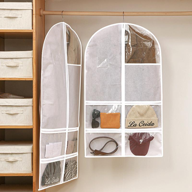 Modern Simple Large Clothes Dust Cover With Waterproof Fabric For Home Storage