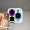 1Set Luminous Ceramic Camera Protector Film For IPhone17 16 15 14Plus 13 ProMax Lens Ring Tempered Glass Glowing Cap Accessorios
