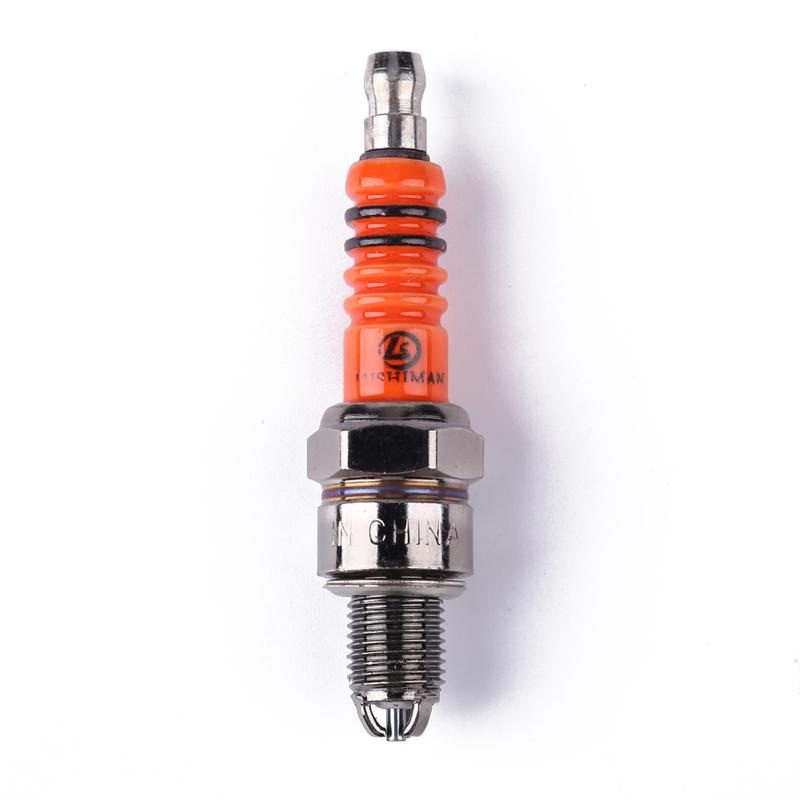 Motorcycle Spark Plug Iridium Spark Candle High Performance 3 Electrode A7TC Motorcycle Ignition Accessories for 50CC-150CC ATV