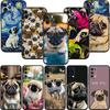 MY6 Cute Pug Dog Soft Shell Phone Case for OPPO A40 A60 A80 A15 A16 A16K A12 A17 A17K A54 A54S A53 A53S A55 A56 A57 A98 F23