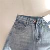 Petite High Waist Summer Jeans: Slimming, Loose, Straight Leg, Versatile, Flaw-Covering Pants for Women.