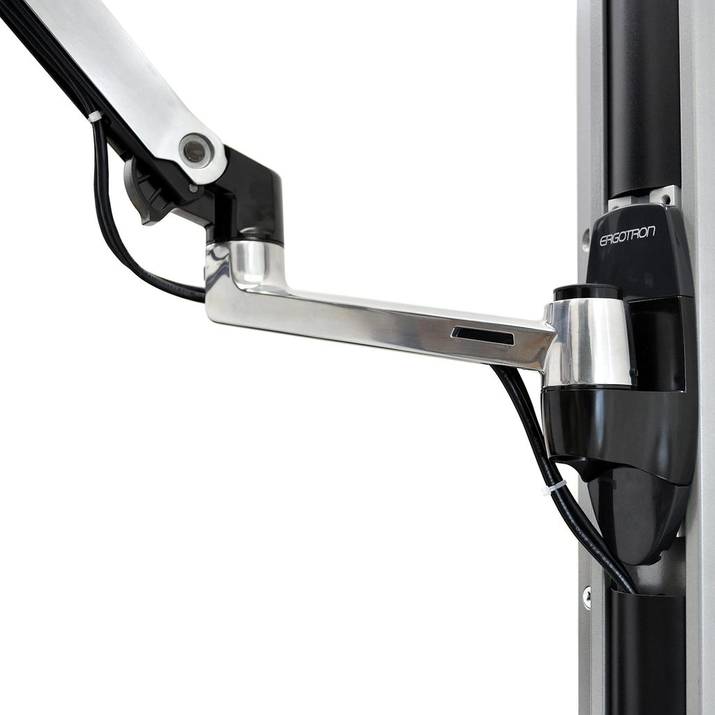 ERGOTRON LX Wall Mount Monitor Arm Silver Up To 34 Inches Compatible with VESA Standards (3.2~11.3kg) 45-243-026