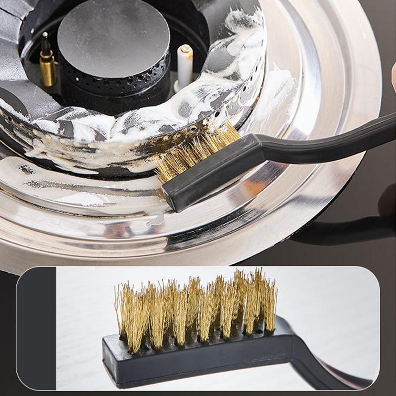 3PCS Stove Cleaning Brush Set Deep Clean Kitchen Brushes For Range Hood And Stove Top Cleaning Durable Scrubber