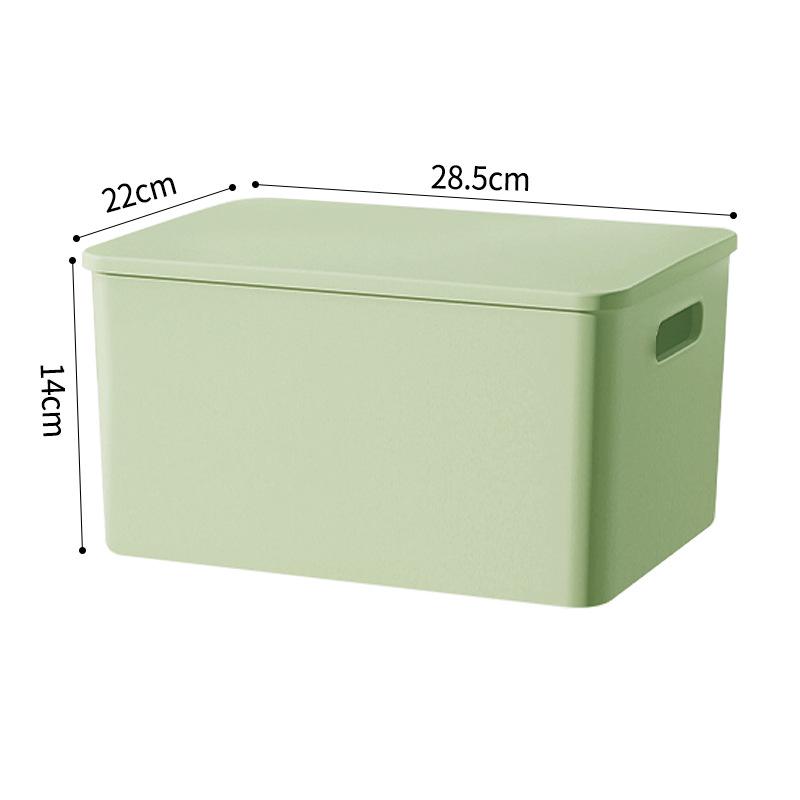 Plastic Storage Box with Lid - Ideal for Clothes, Snacks, and Sundries