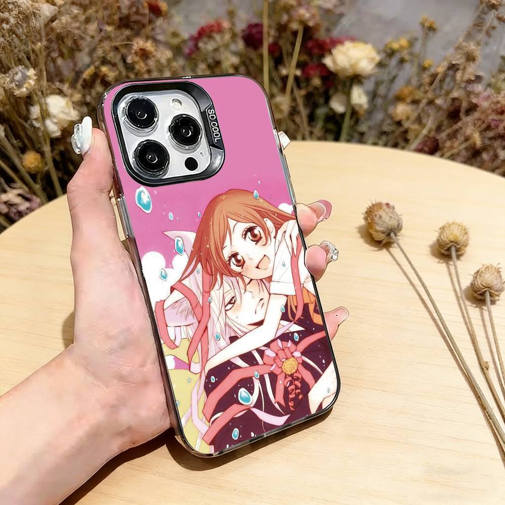 

Kamisama Kiss Tomoe x namami Phone Case For iPhone 17,16,15,14,13,12,11 Plus,Pro Max,XS,Colored Silver Plated Inside Cover iPhone11ProMax