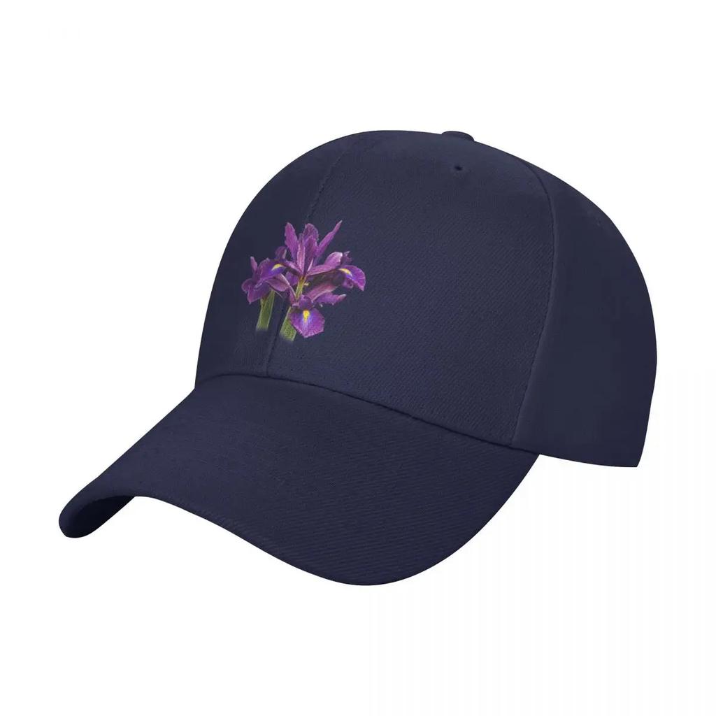 Elegant Dutch Iris Purple Sensation Baseball Cap Ball fishing caps man Hood Men s Womens