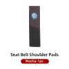 LEG1 Car Seat Belt Cover Safety Belt Two-colour Splicing Shoulder Protection Pads For VW Tiguan CC Jetta Polo Passat T-ROC Touareg