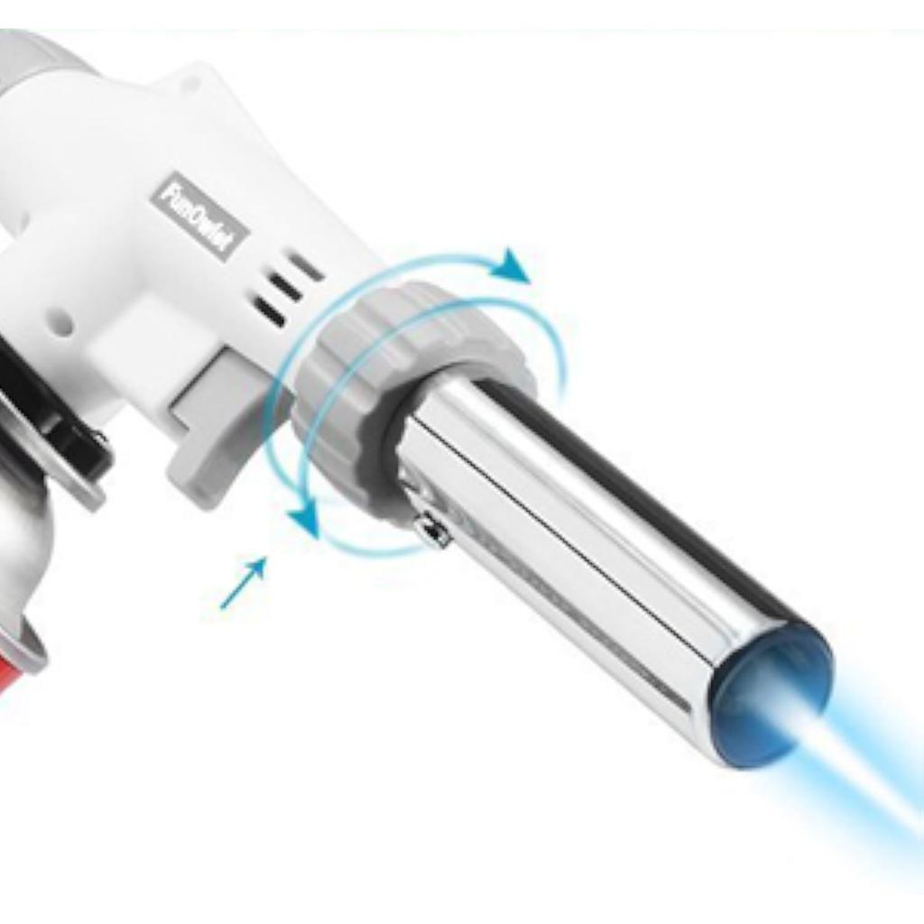 Kitchen Blower - Cooking Torch Chef Cooking Professional Adjustable Flame with reverse use of barbecue (excluding butane fuel)