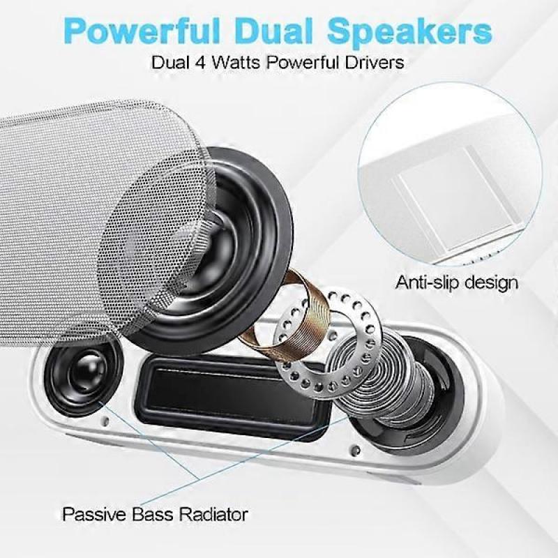 Computerspeaker, USB Tragbare Laptop-Lautsprecher, Mini-Soundbar mit 3D Surround-Stereo für Laptop, PC, Tragbar