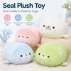 Soft Cuddle Seal Stuffed Animal Cute Seal Shape Ocean Animal Plush Gifts Seal Plush Toy  Birthday