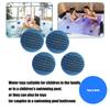 4Pcs Scum Absorber Cleaning Sponge Ball for Hot Tubs Spas Pools Bathrooms Descale Absorb Oil Multiple Application