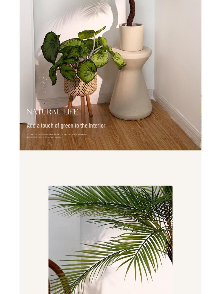 Artificial Green Plants for Indoor Decor – Potted Ornaments for Living Room or Coffee Table