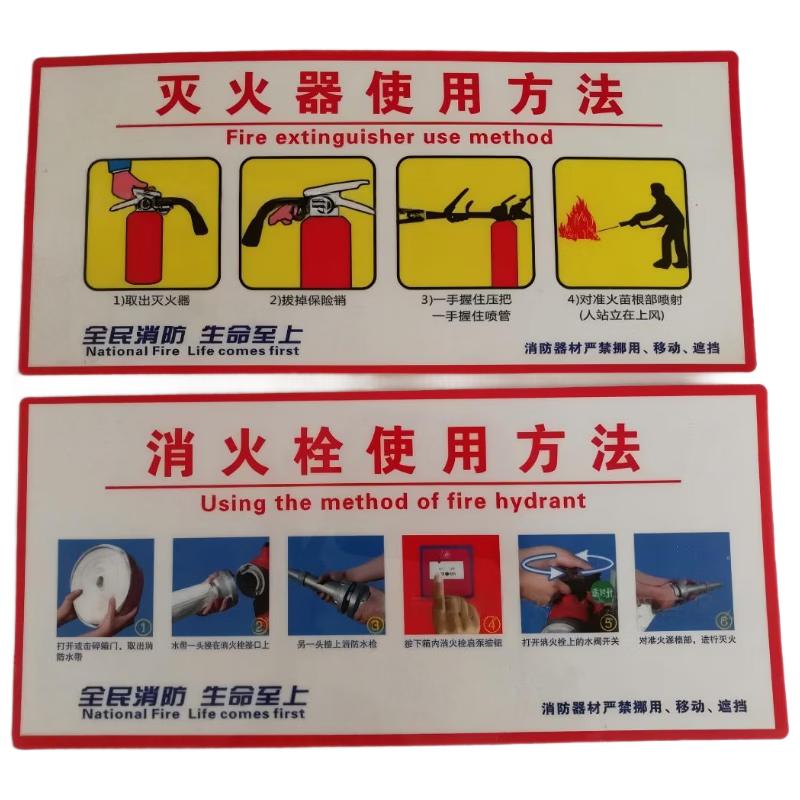 Brangdy Fire Extinguisher & Hydrant Safety Sign