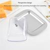 Butter Tray with Cover, Rectangular Cheese Serving Tray with Metal Base for Refrigerator Storage, Breakfast Tables, Tea Service, and Small Pastries
