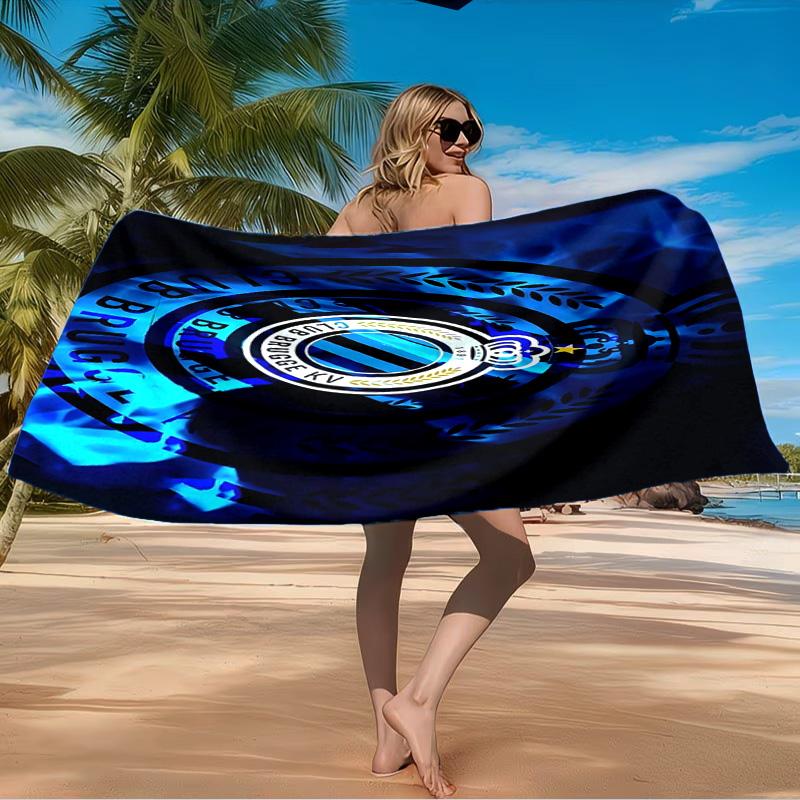 Golden Club Atletico Emblem Beach Towel Microfiber Beach Towel, Lightweight and Quick-Dry, for Summer Travel, Swimming Pool Fan Birthday Gift