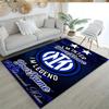 Inter Milan Personalized Name Floor Rug Office Rug Suitable for Decorate room Foyer Bedrooms Living Rooms Antislip Carpet Office home decor