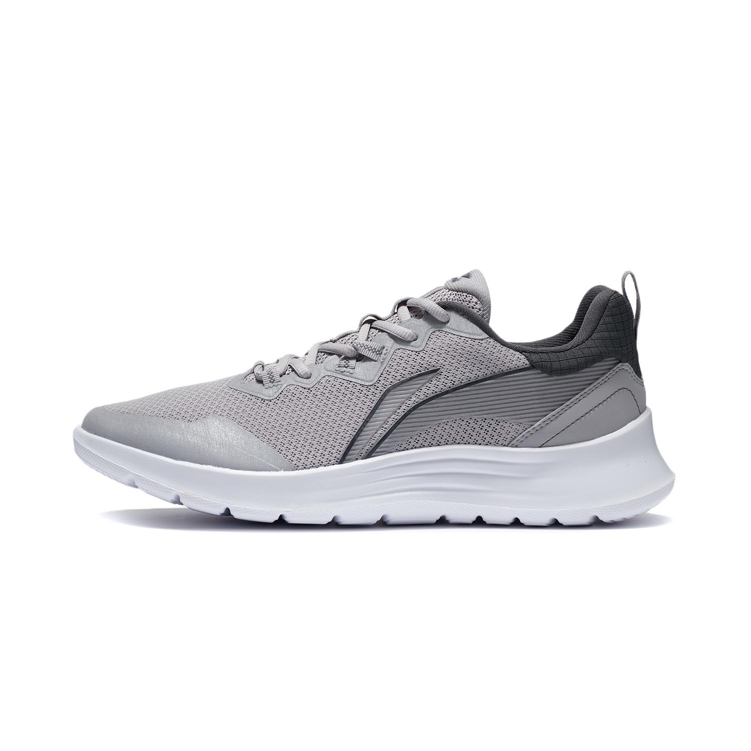 

LiNing Slip Resistant And Abrasion Resistant Support Low Top Casual Running Shoes Men s Gray 39.5