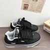 Student Party Versatile Small Black Shoes Men and Women Ulzzang Fashion Fried Street Couple Casual Board Shoes Retro Sneaker Cloth