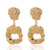 Chic Geometric Alloy Earrings Versatile Street Style Trendy Accessories Fashion